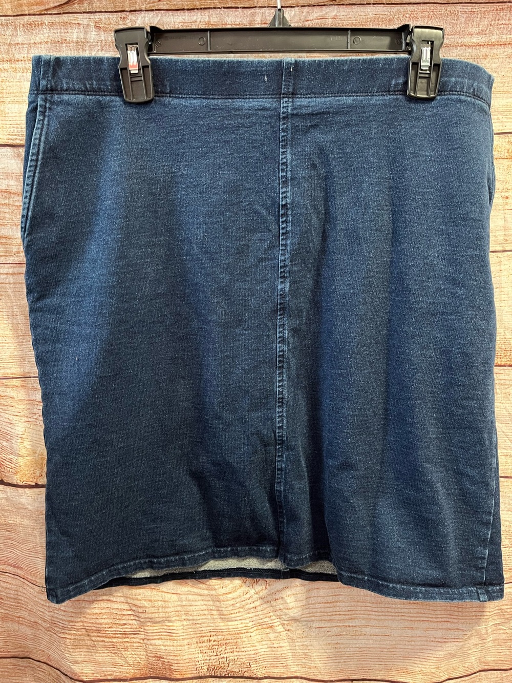 Purely Jill indigo pull on denim skirt-Ladies medium